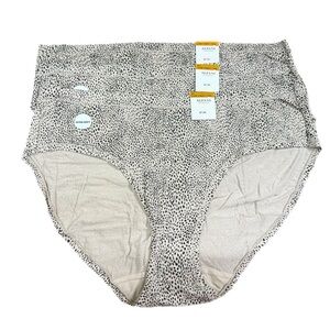 Alfani Women’s Panties 3-Pack – Cheetahl Print, Size 3X